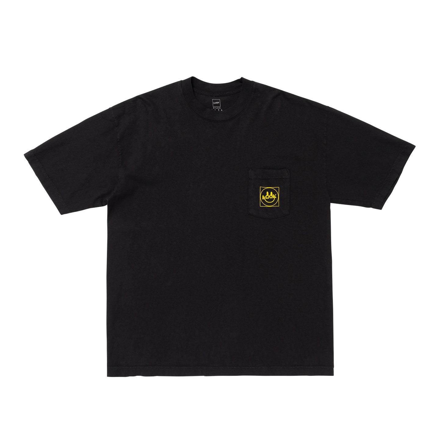 LQQK Smiley Logo Pocket Tee
