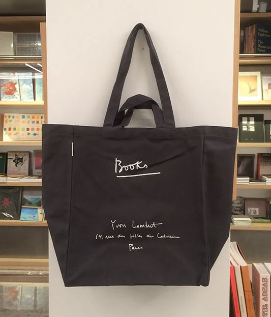 YVON LAMBERT TOTE BAG (LARGE / DARK GREY)