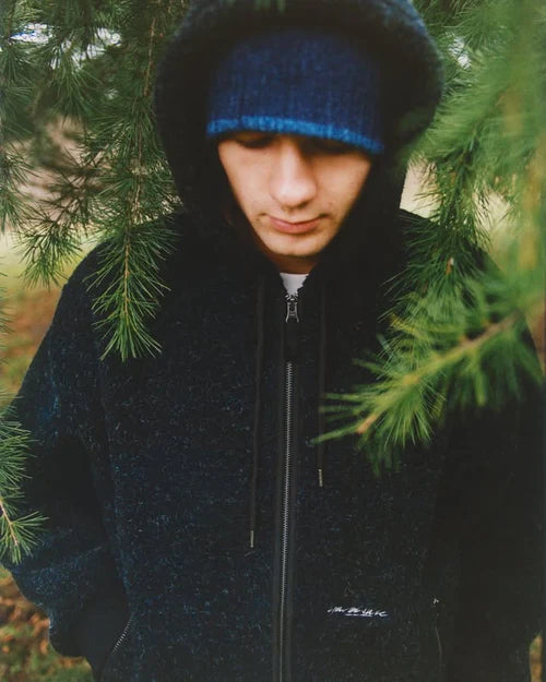 Sherpa Fleece Jacket (Blue)