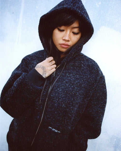 Sherpa Fleece Jacket (Blue)