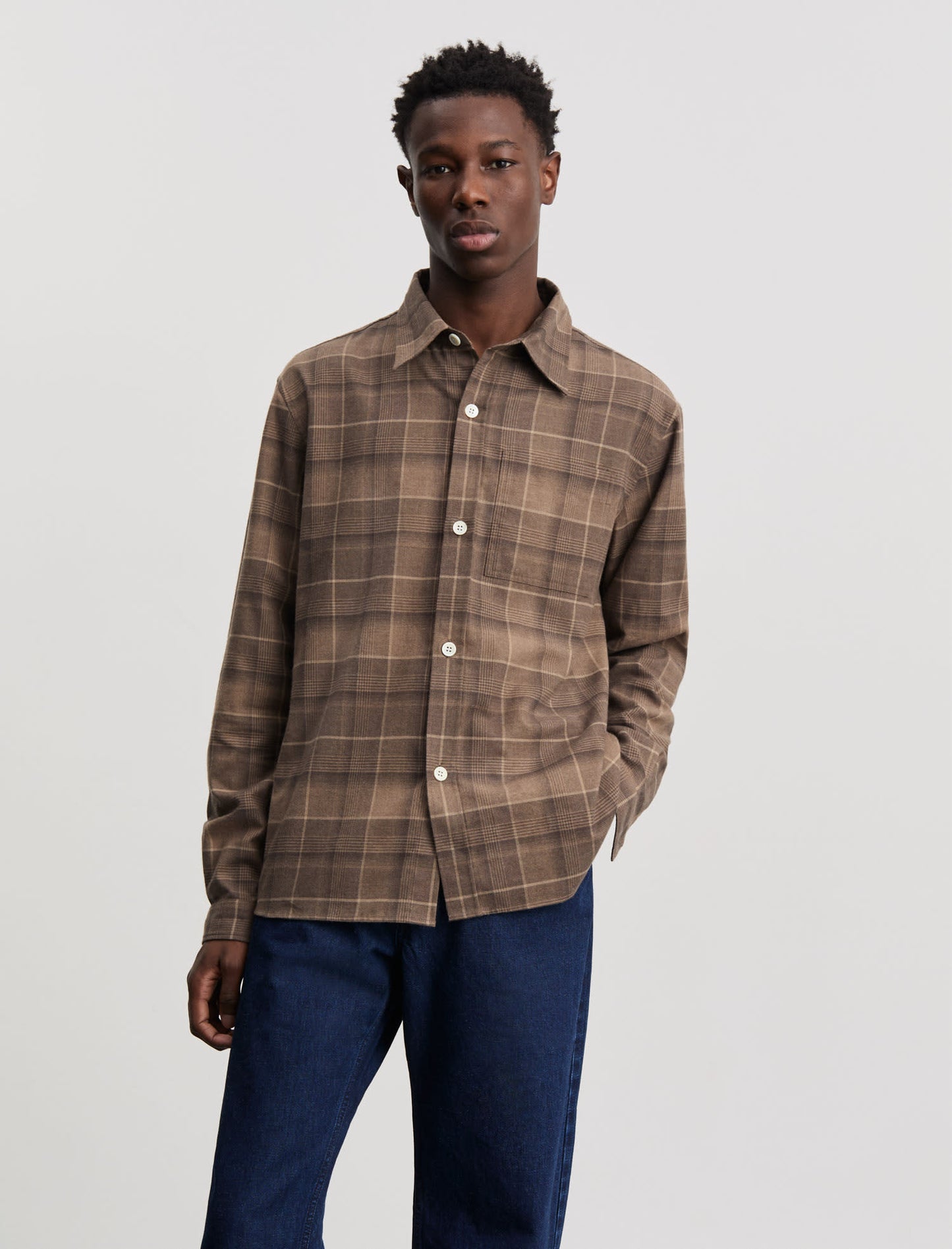 ANOTHER Shirt 4.0, Light Brown Check
