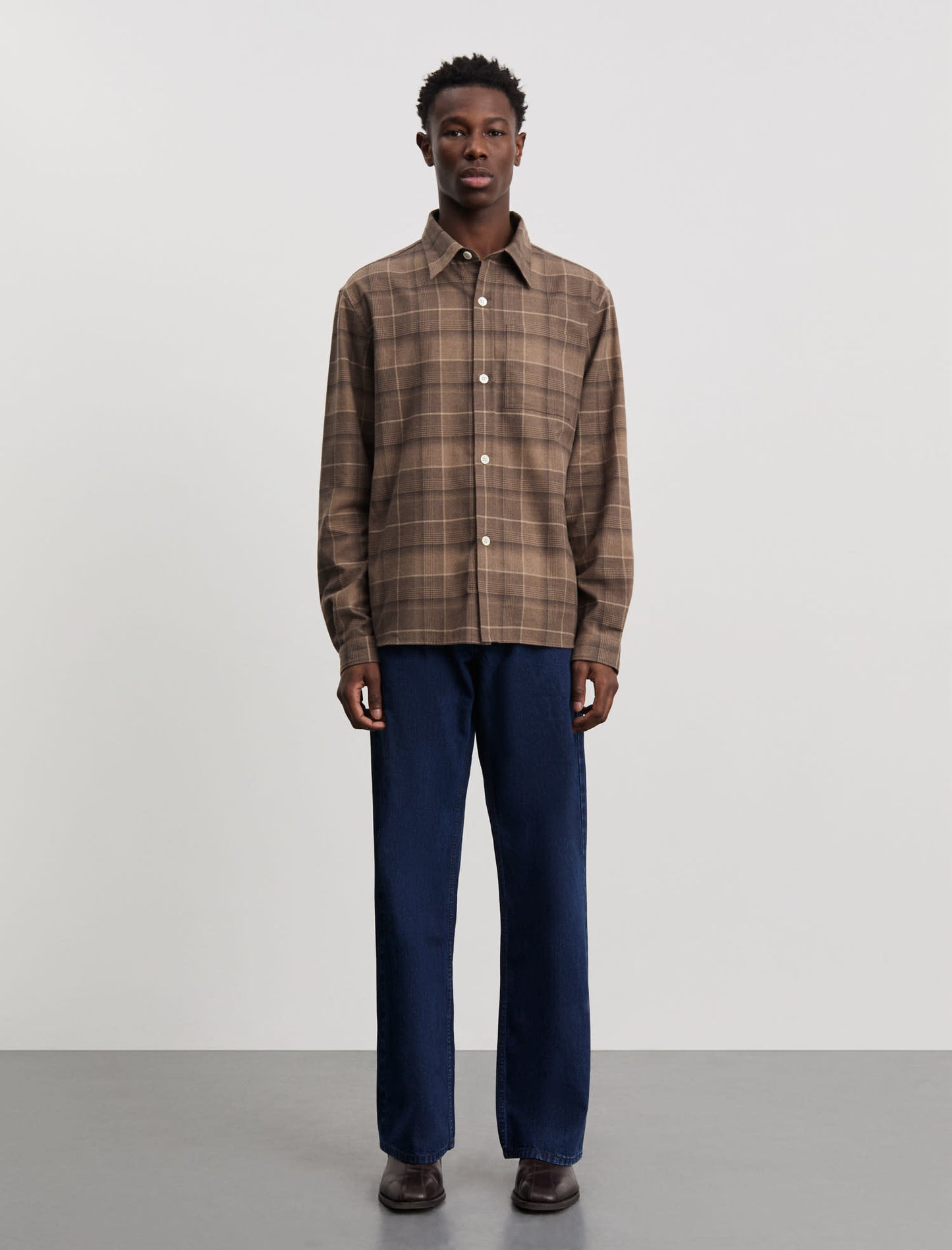 ANOTHER Shirt 4.0, Light Brown Check