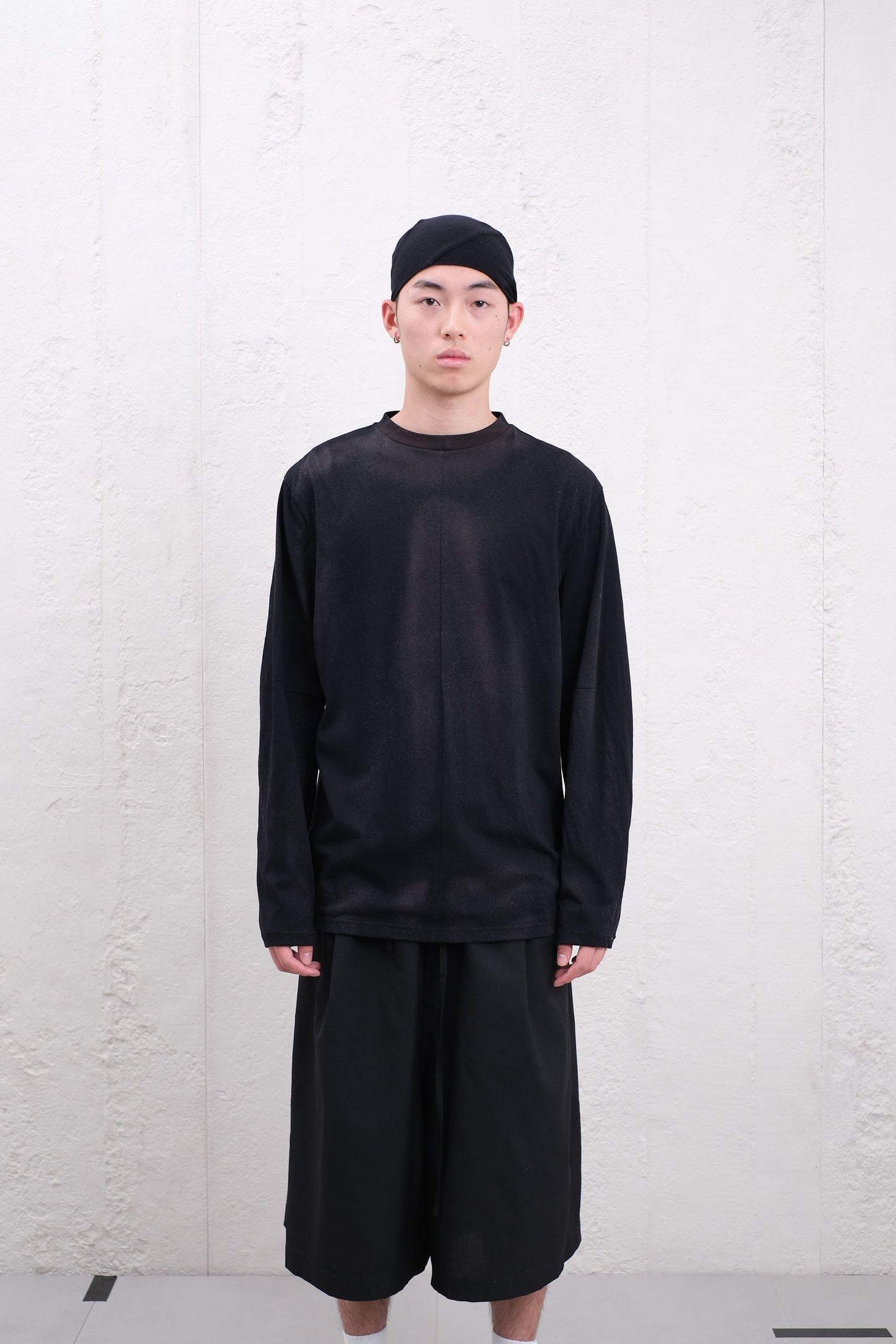 Vertical Line Long Sleeve T-shirt