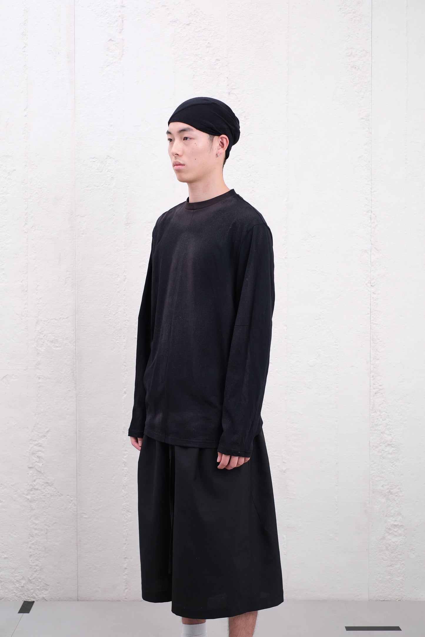 Vertical Line Long Sleeve T-shirt