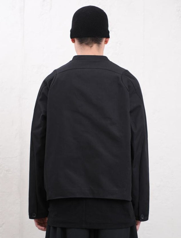 Curved Sleeve Lapel Jacket