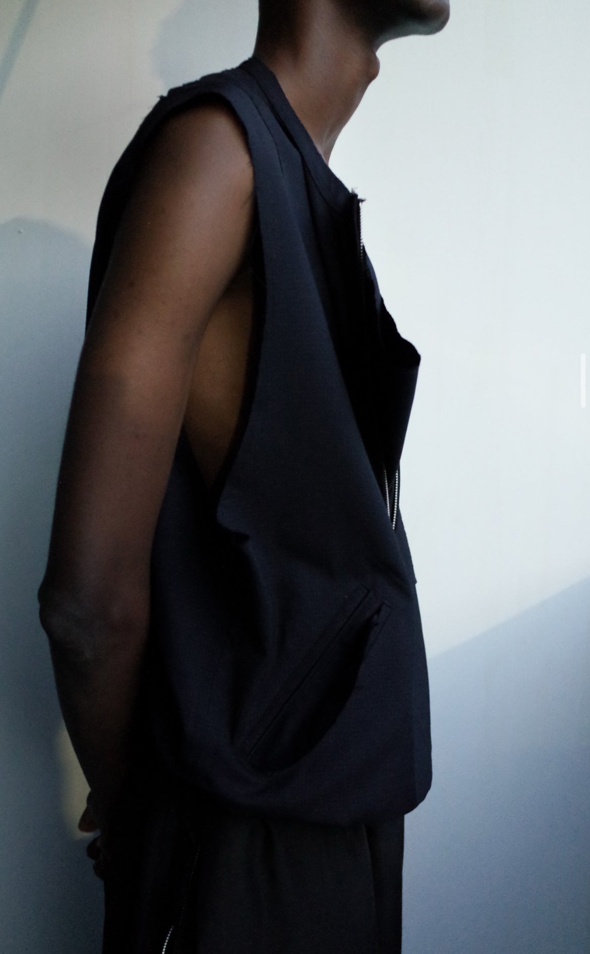 FRAYED VEST