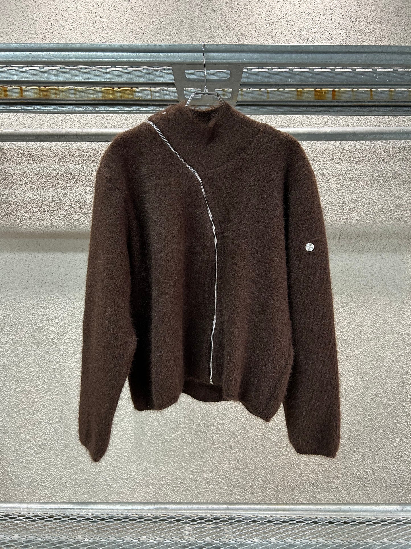 TIRAMISU ZIP UP KNIT