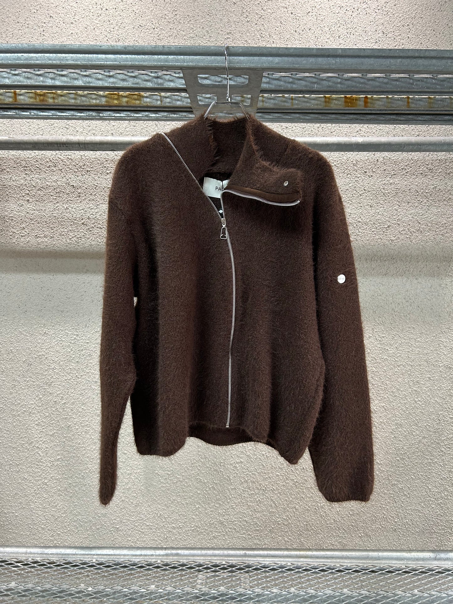 TIRAMISU ZIP UP KNIT