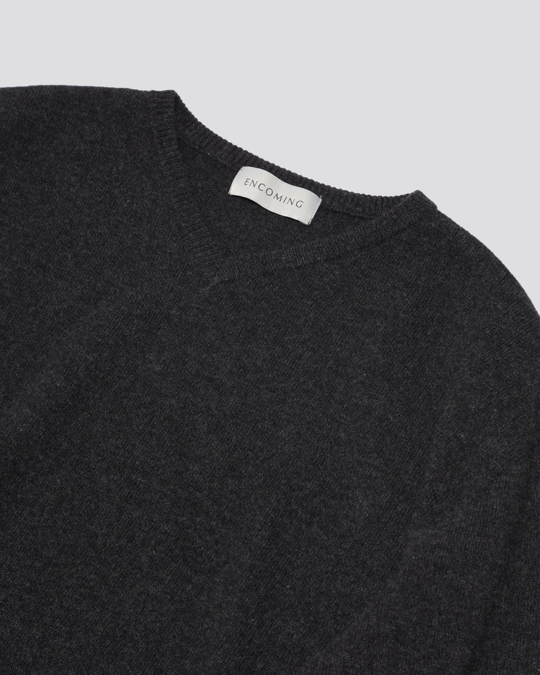 KNITTED V NECK JUMPER