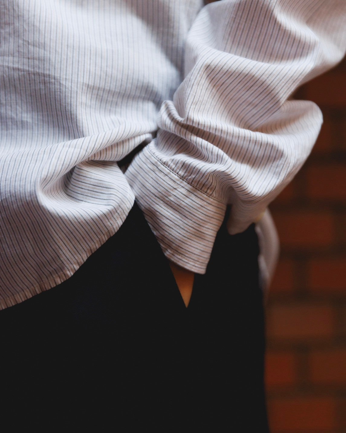 ANOTHER Shirt 4.0, Beige/Brown Stripe