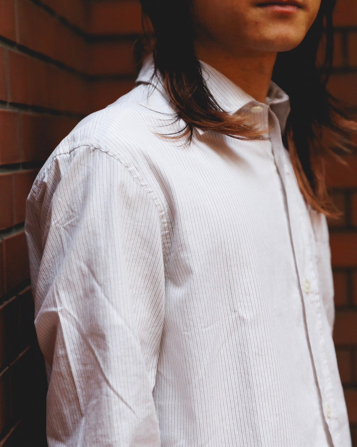 ANOTHER Shirt 4.0, Beige/Brown Stripe