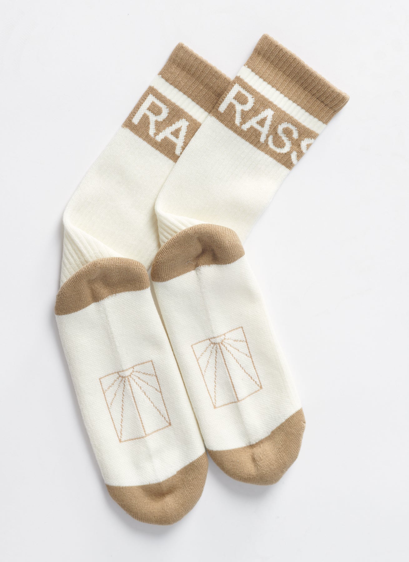STRIPED LOGO CREW SOCK