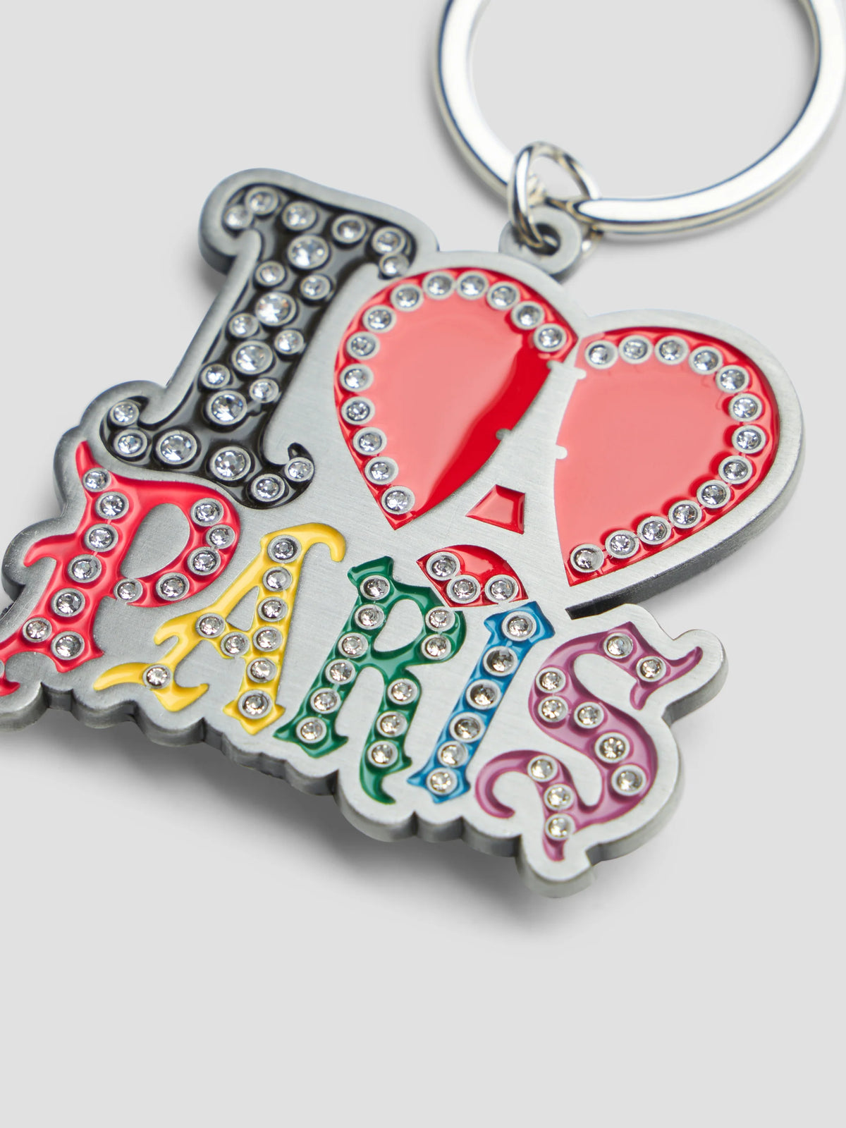 I LOVE PARIS KEYCHAIN METAL