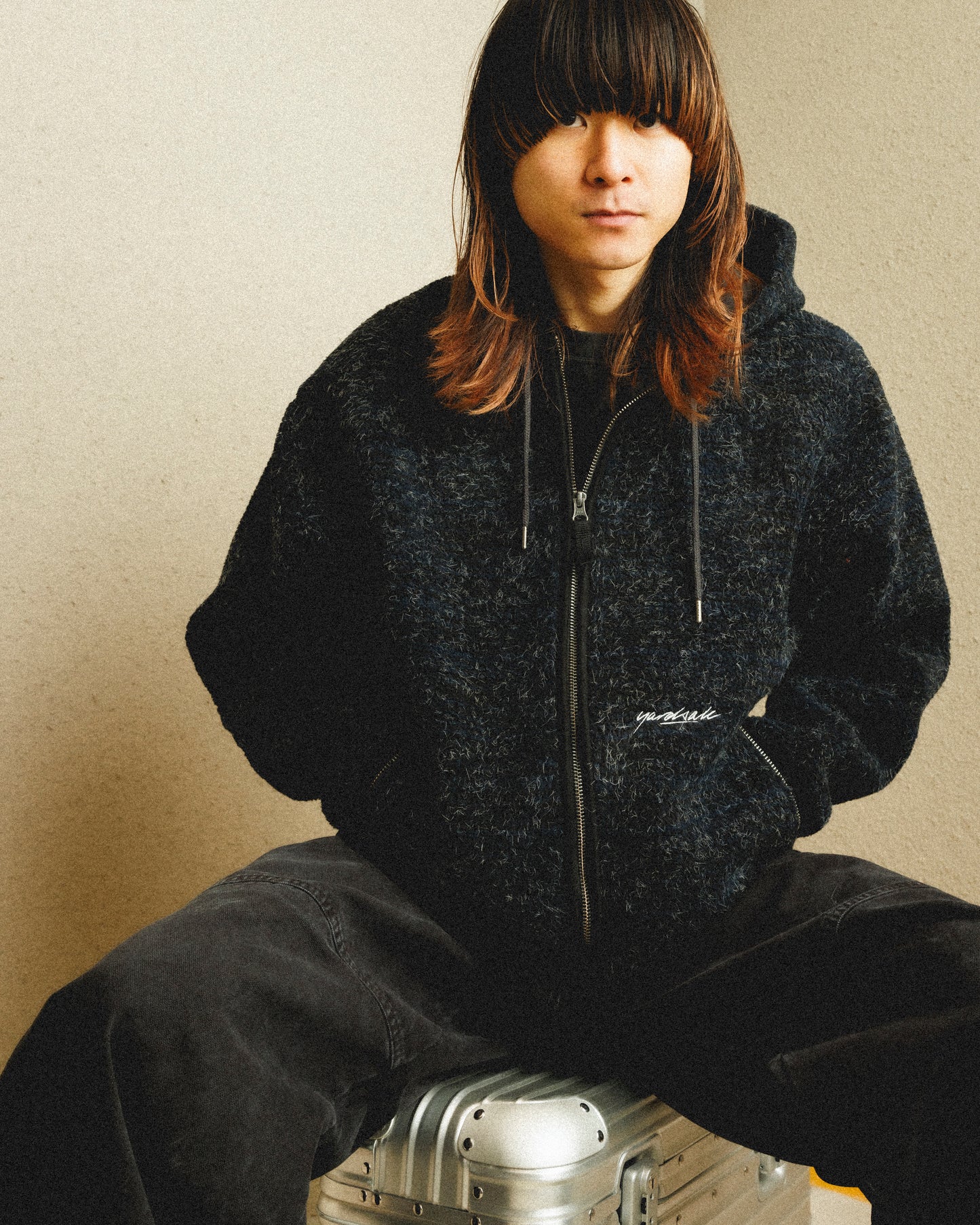 Sherpa Fleece Jacket (Blue)