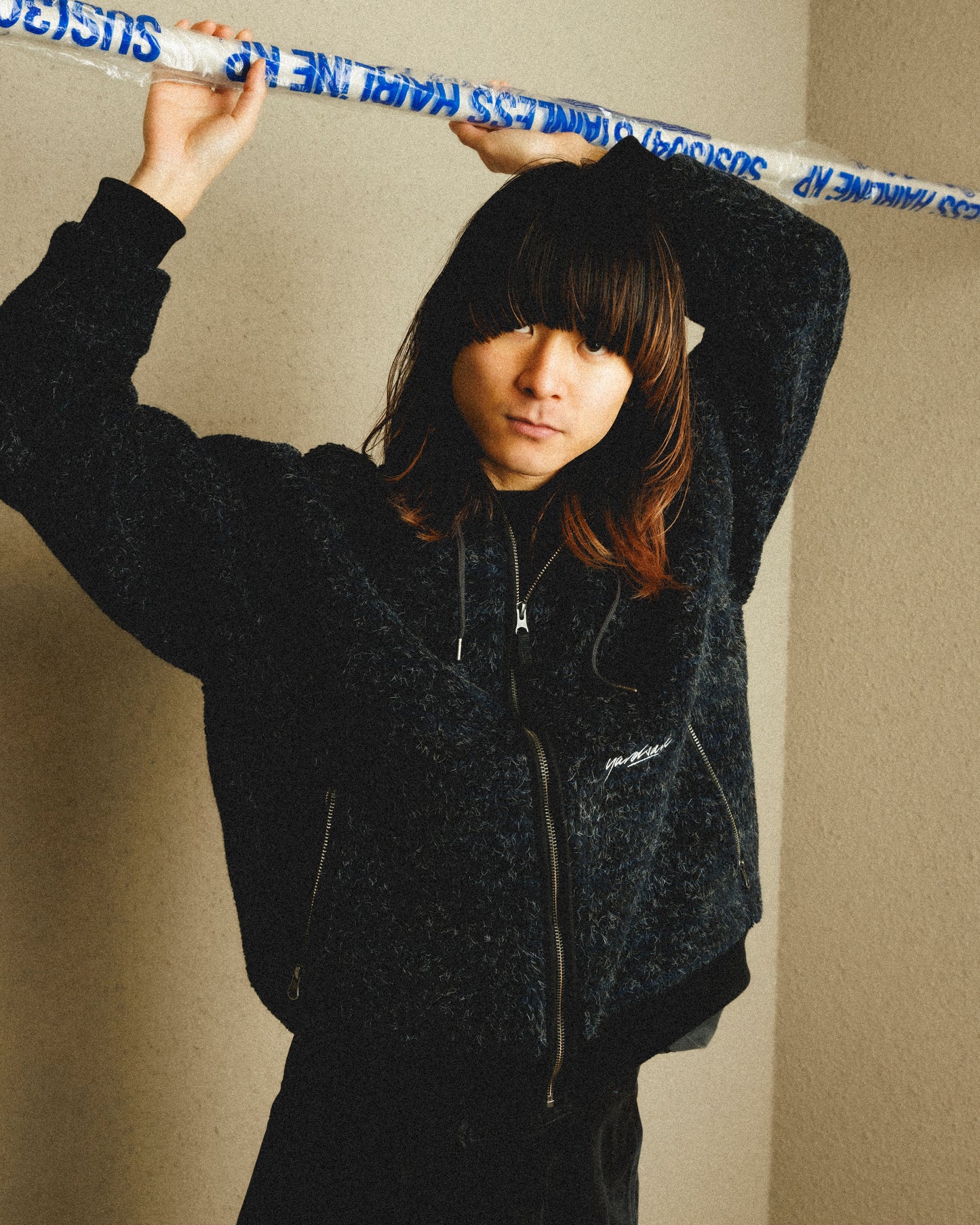 Sherpa Fleece Jacket (Blue)