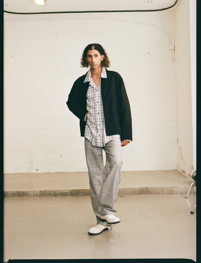 ZIP UP OVER SHIRT