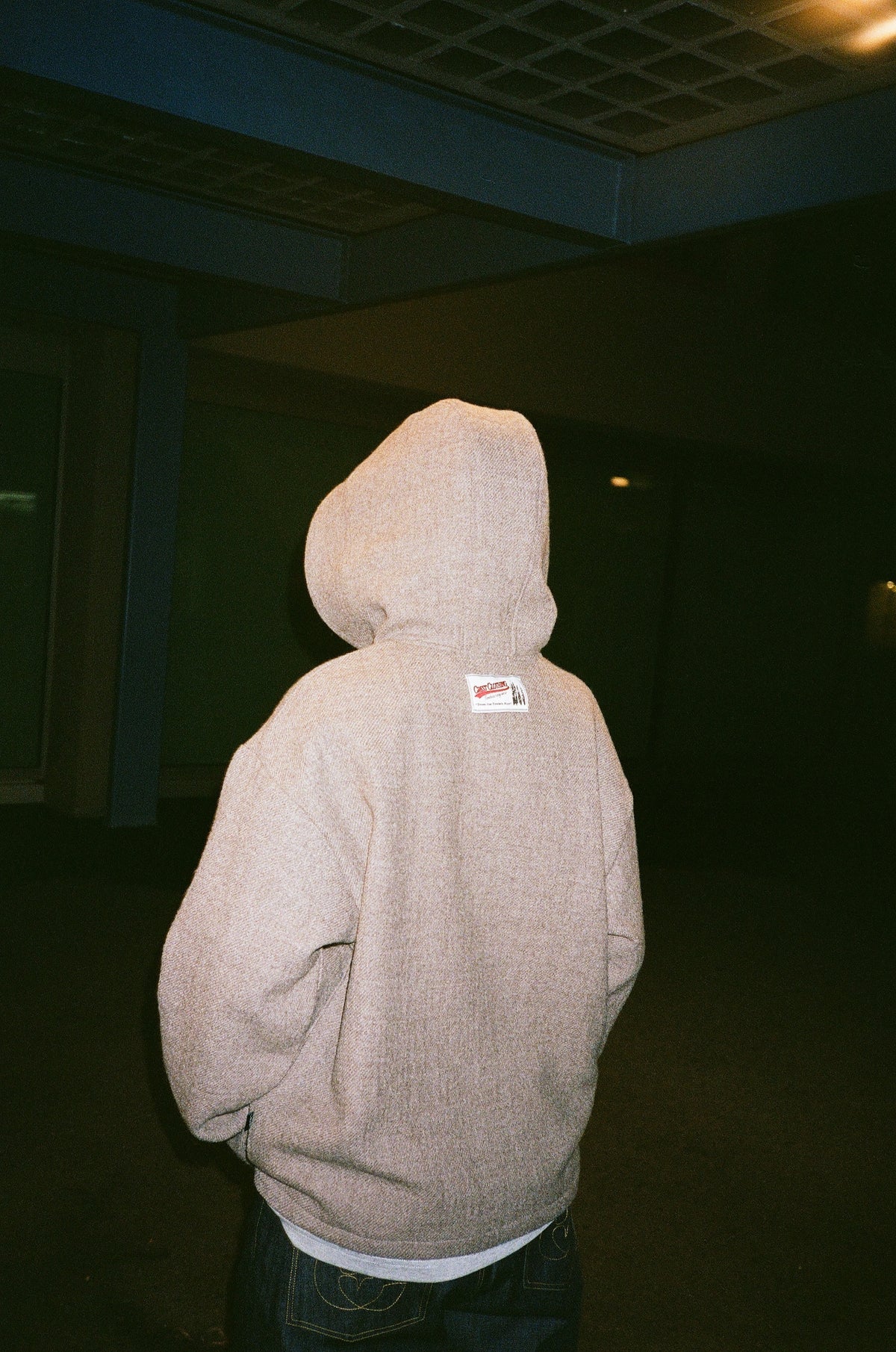 Virgin Wool Pullover Hoodie