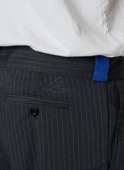 PIN STRIPE SLACKER CHINO PANTS