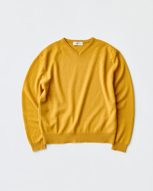 KNITTED V NECK JUMPER