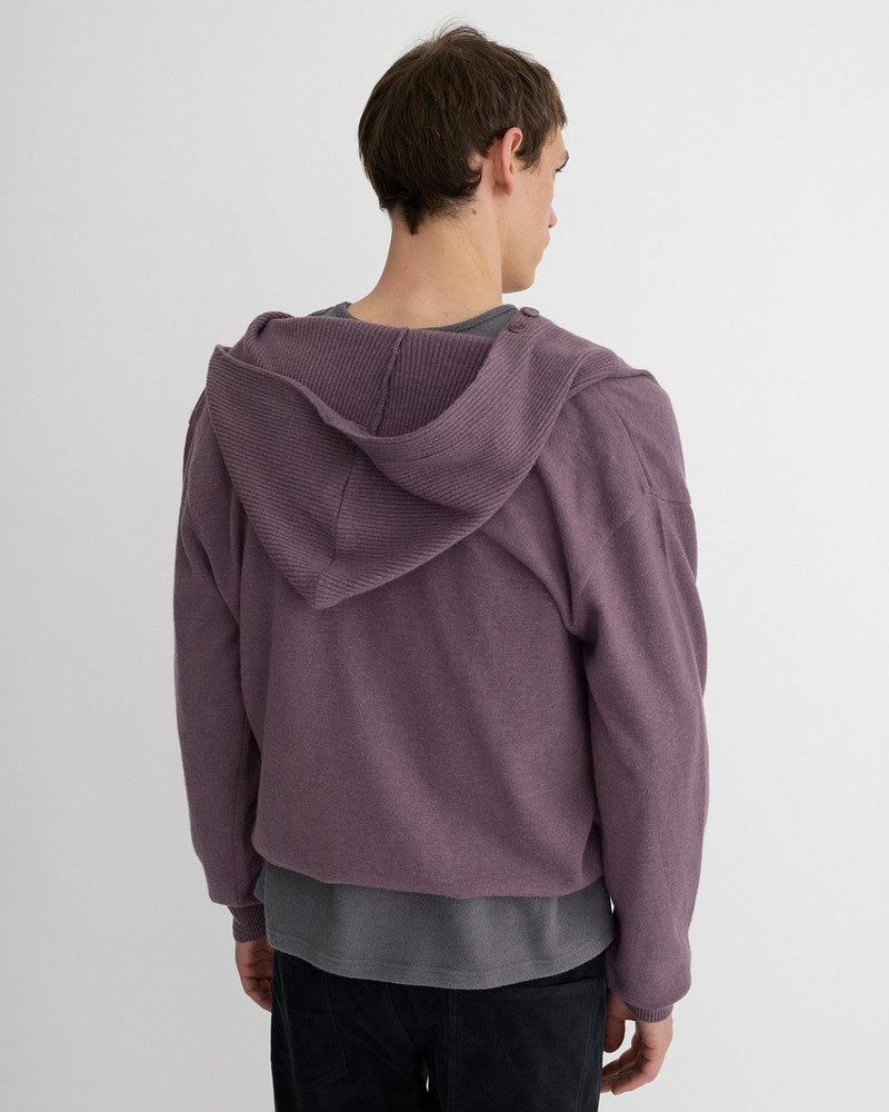 BUTTON HOODIE