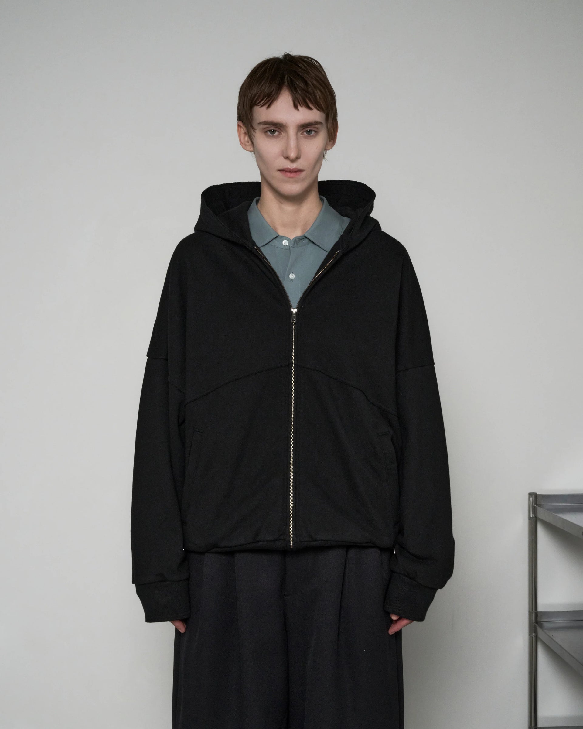 トップス ANTWORT WIND SWEAT ZIP HOODIE CUT OFF ZIP HOODIE – THE