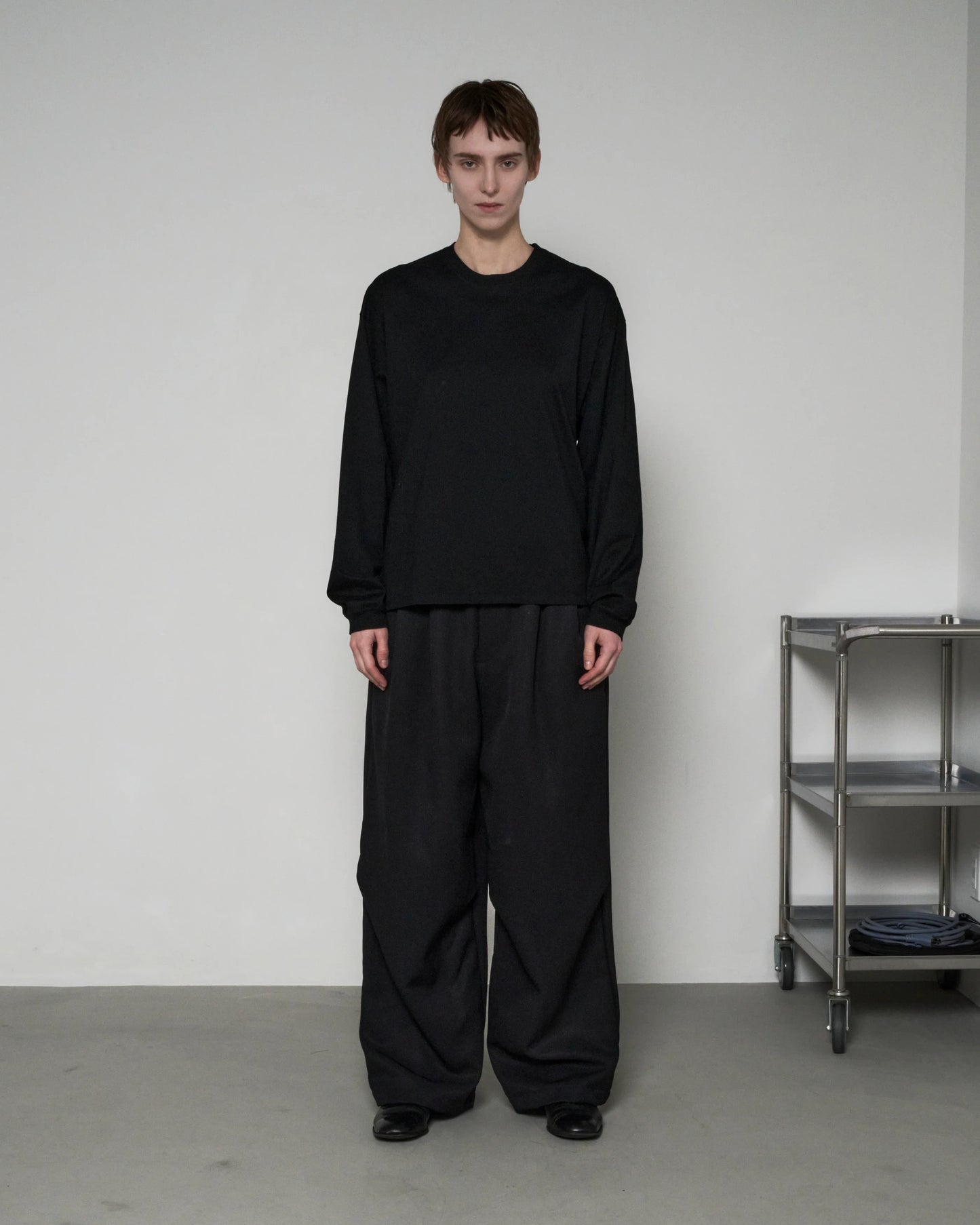 DRAPE TUCK PANTS