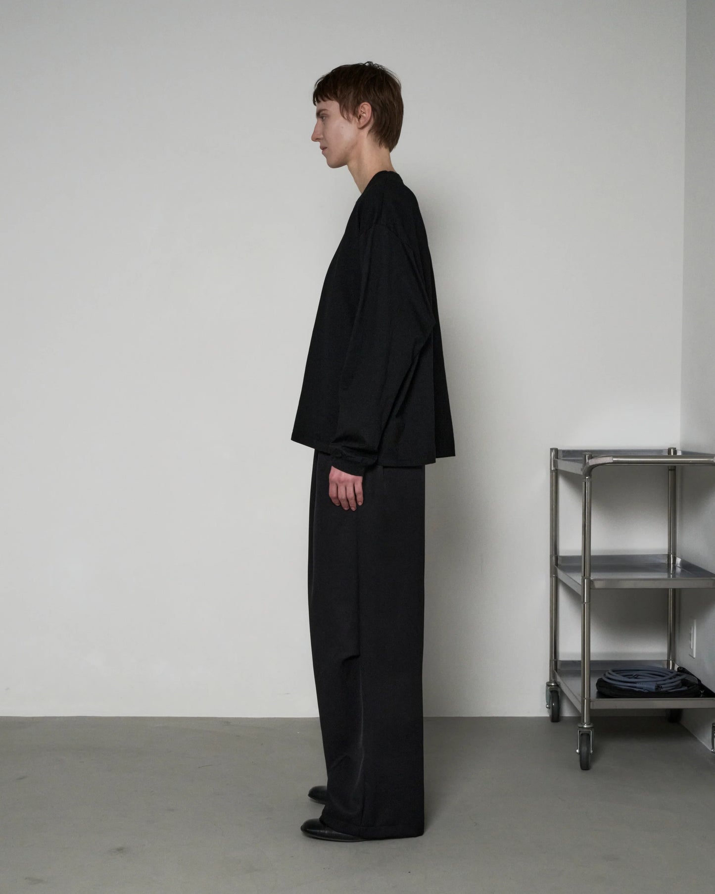 DRAPE TUCK PANTS