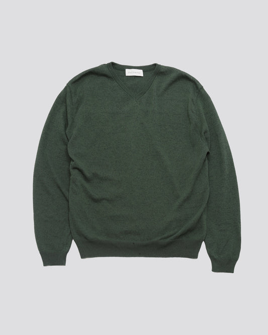 KNITTED V NECK JUMPER