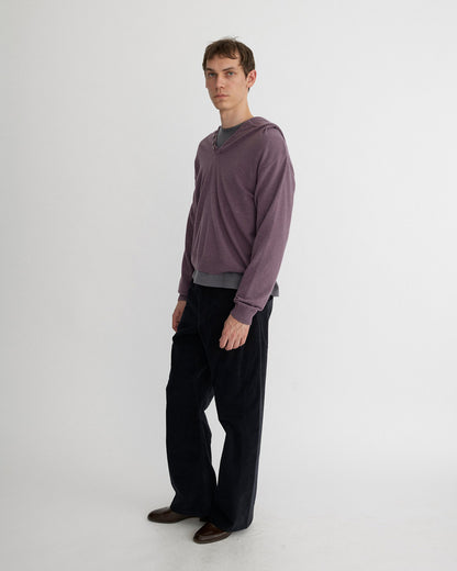 BUTTON HOODIE