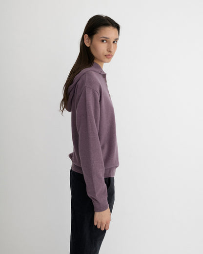 BUTTON HOODIE