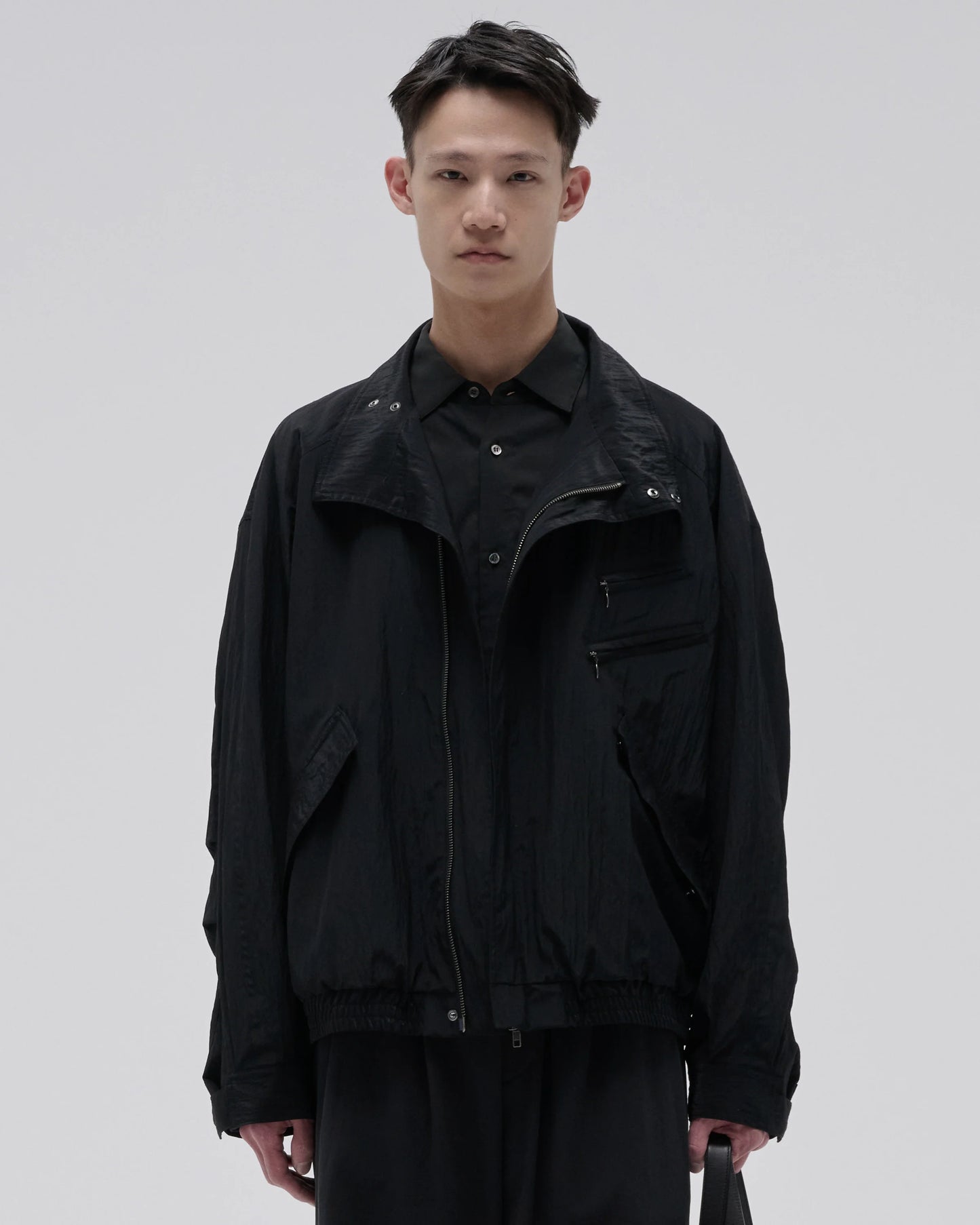 WOOL NYLON RIDERS BLOUSON
