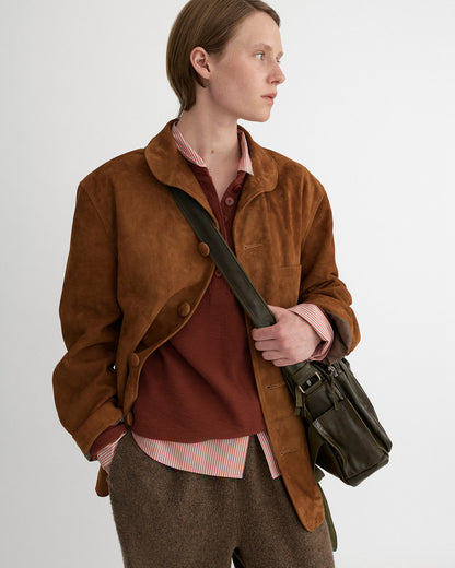 BUTTON HENLEY NECK