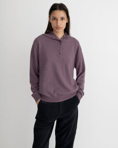 BUTTON HOODIE