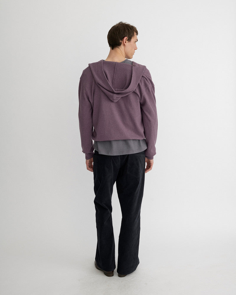 BUTTON HOODIE