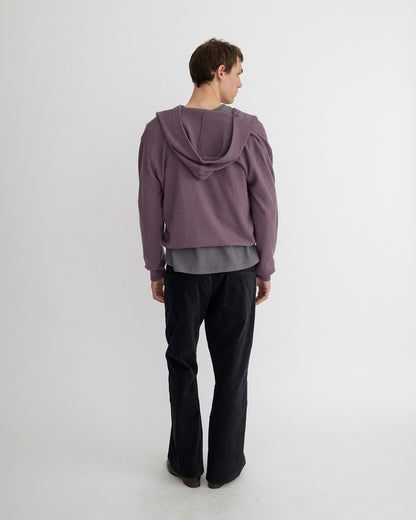 BUTTON HOODIE