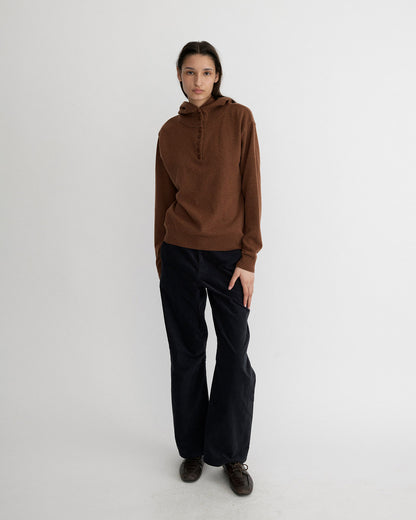 BUTTON HOODIE