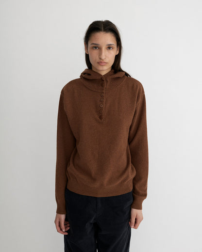 BUTTON HOODIE