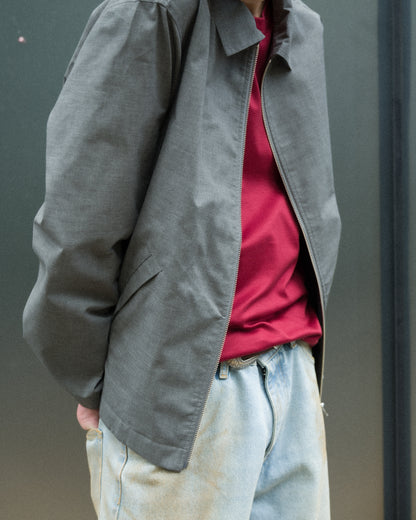 ZIP UP OVER SHIRT