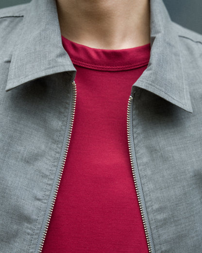 ZIP UP OVER SHIRT