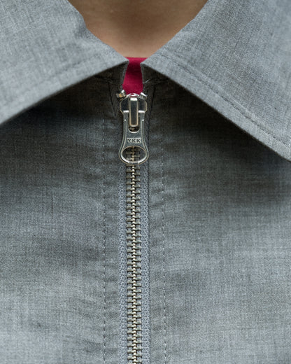 ZIP UP OVER SHIRT