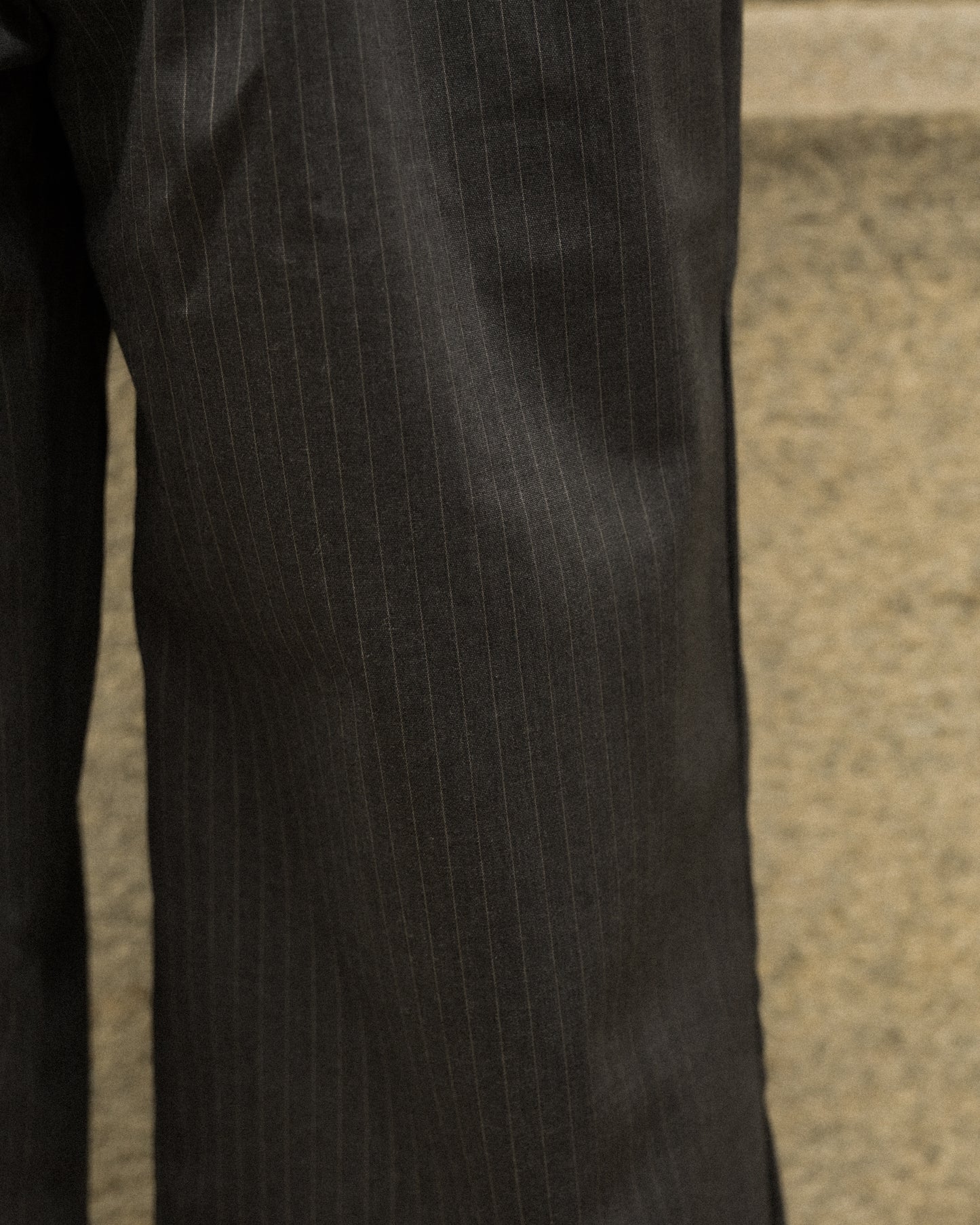 PIN STRIPE SLACKER CHINO PANTS