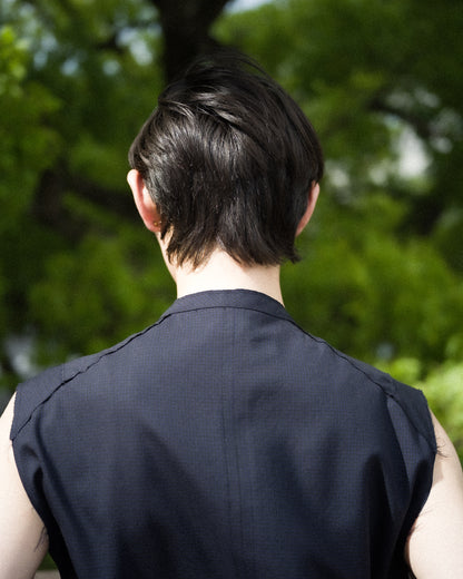 FRAYED VEST