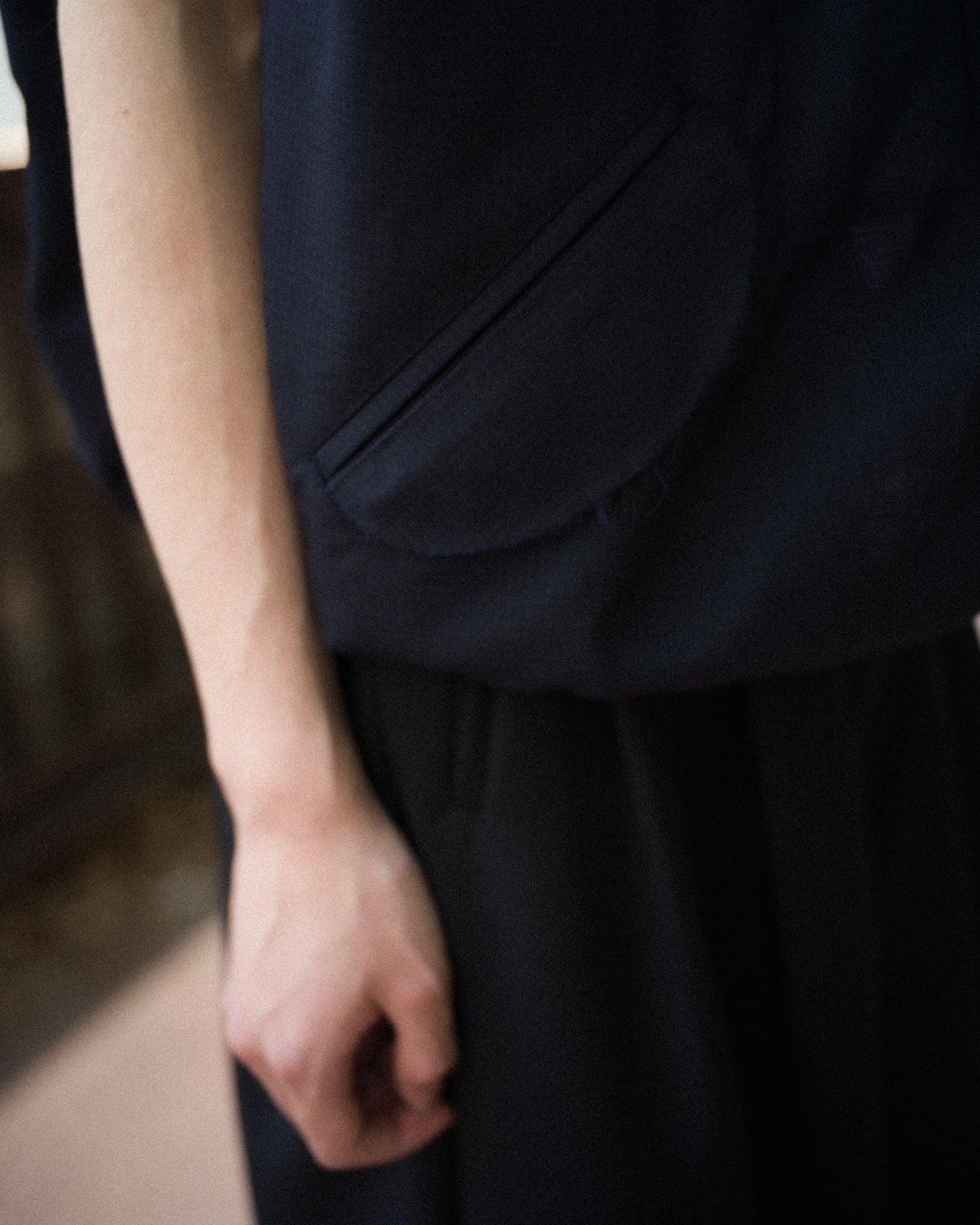 FRAYED VEST