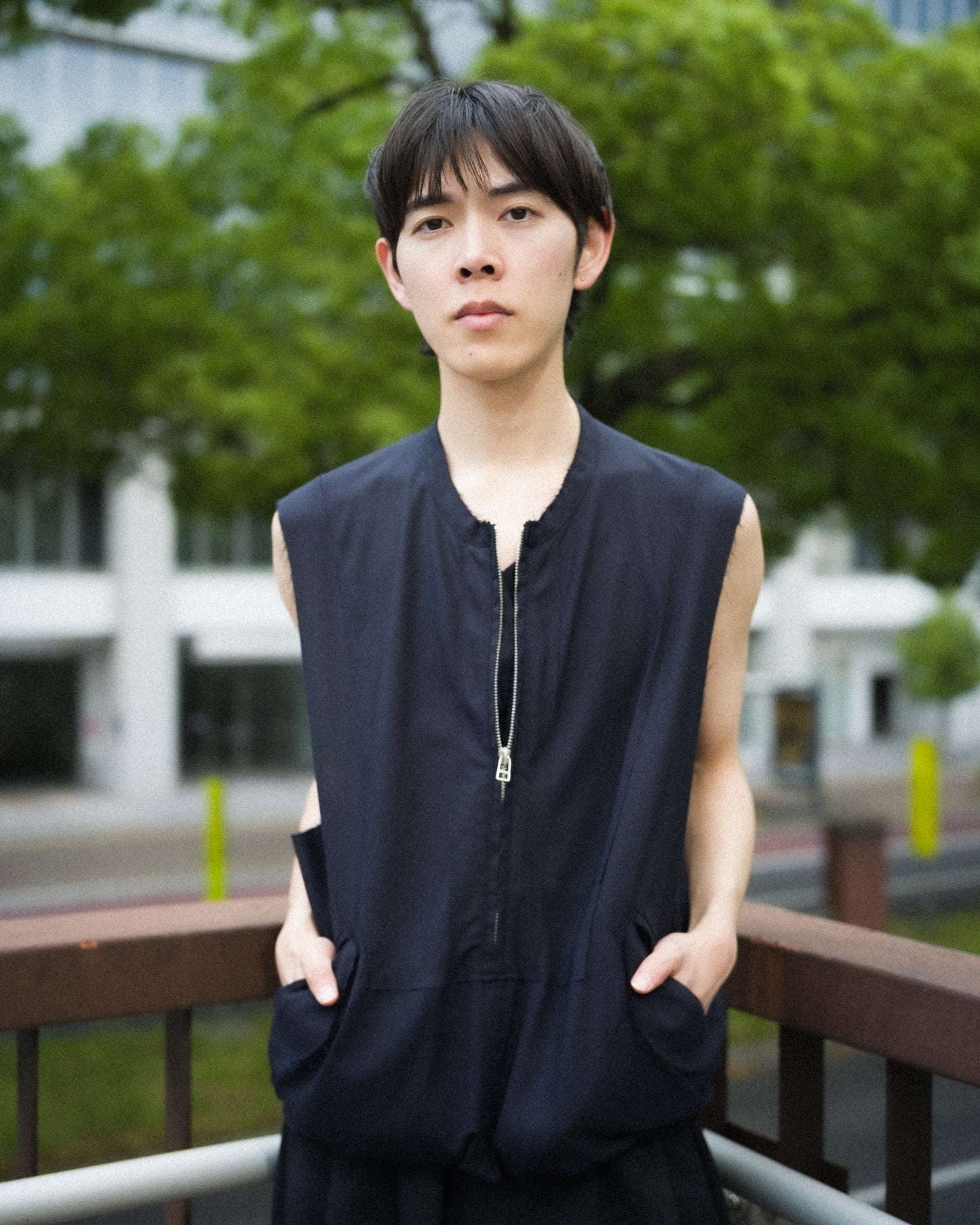 FRAYED VEST