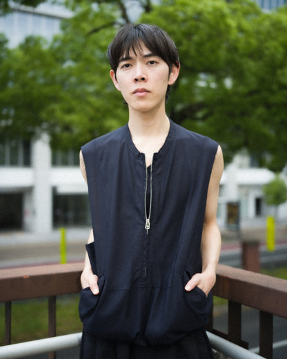 FRAYED VEST