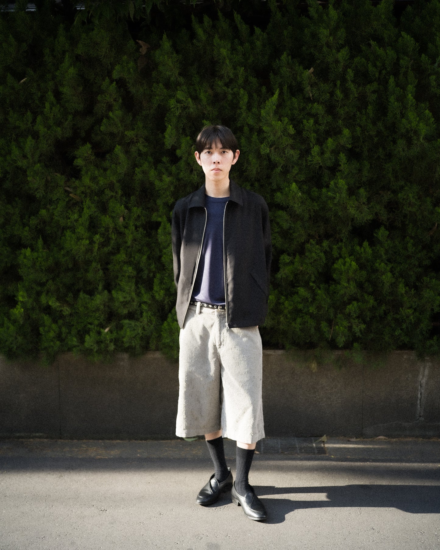 ZIP UP OVER SHIRT