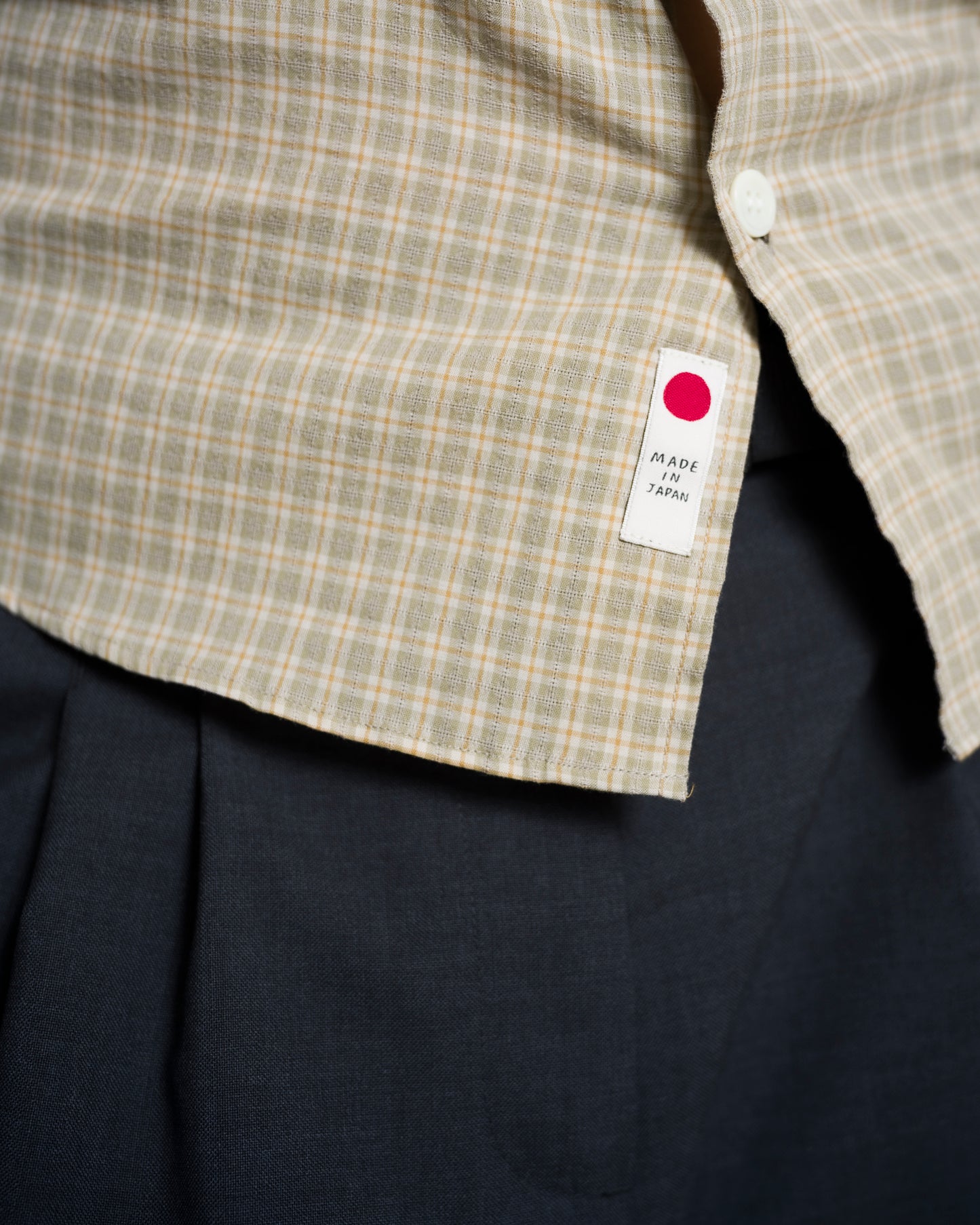 ANOTHER Shirt 4.0 JPN, Green/Ecru Check