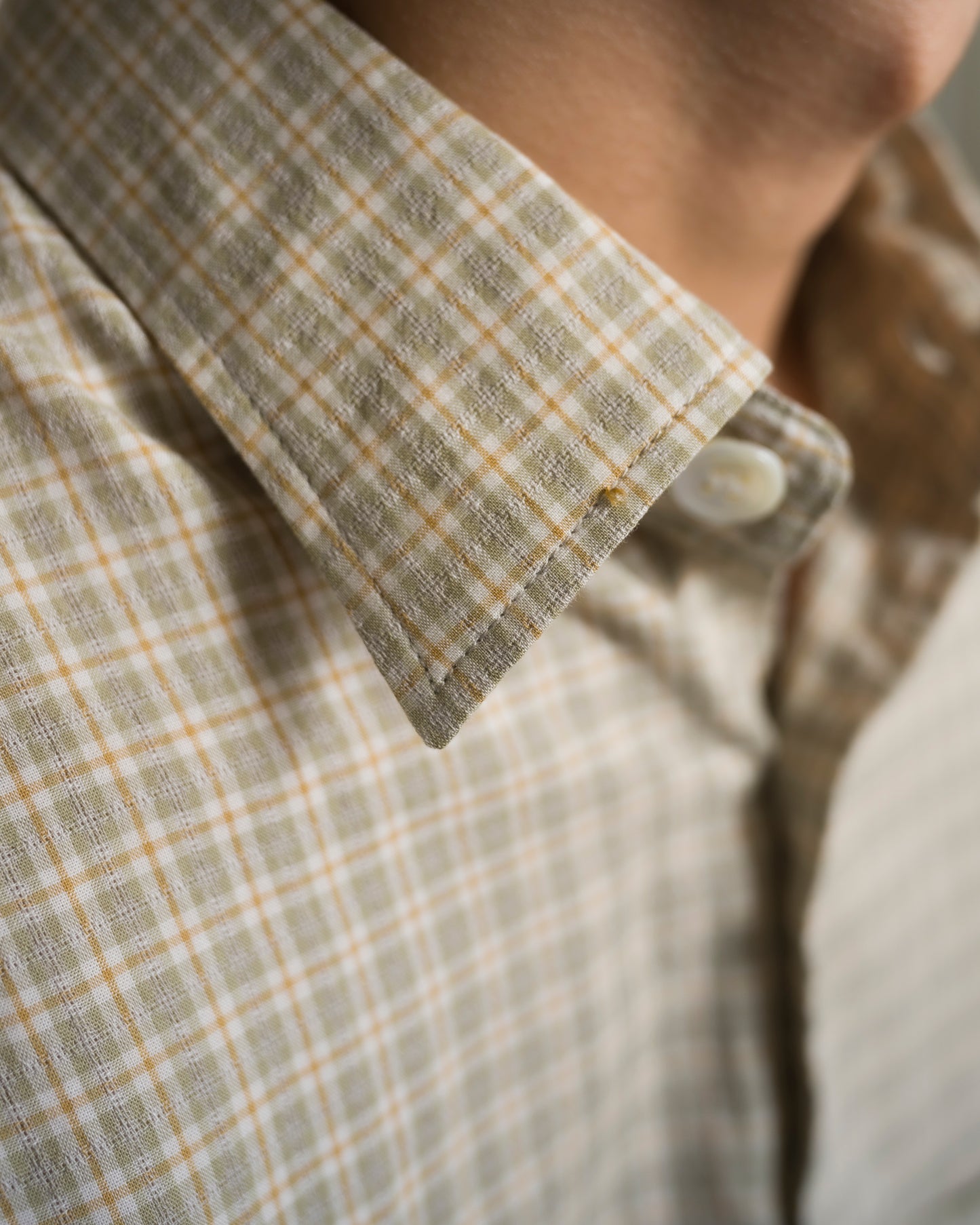 ANOTHER Shirt 4.0 JPN, Green/Ecru Check
