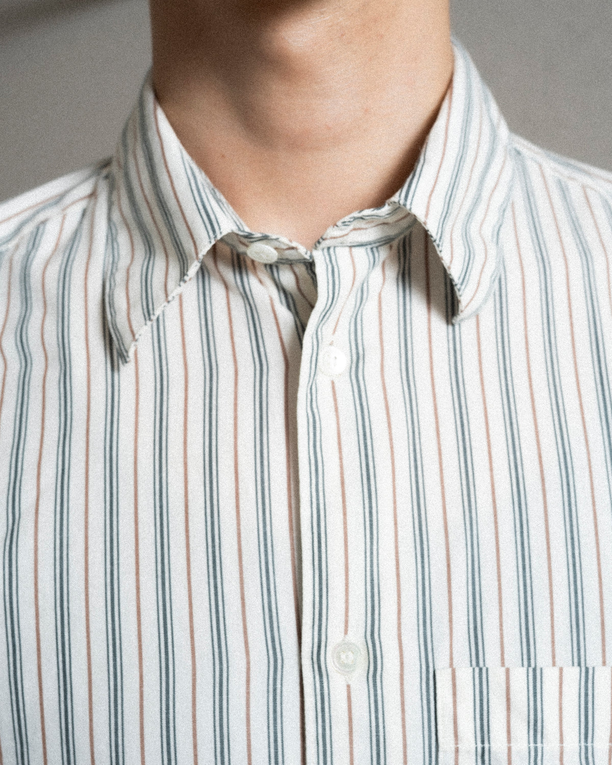 ANOTHER Shirt 3.0, Small Green Stripe