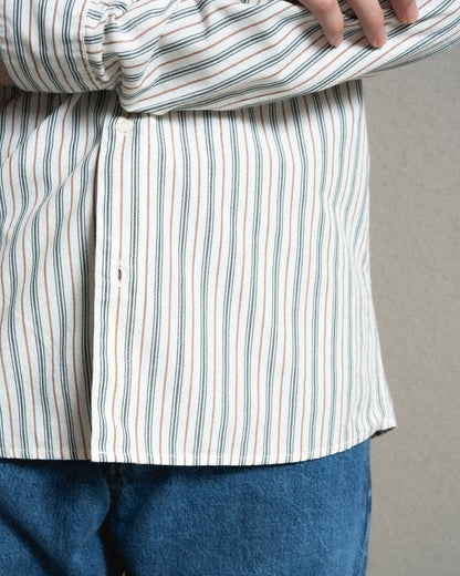 ANOTHER Shirt 3.0, Small Green Stripe